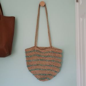 Zara straw bag.